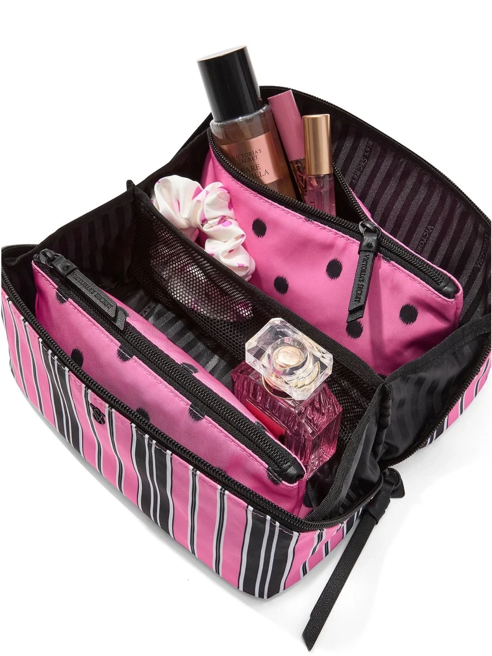 VS 3 PIECE EXPANDABLE MAKEUP BAG NWT